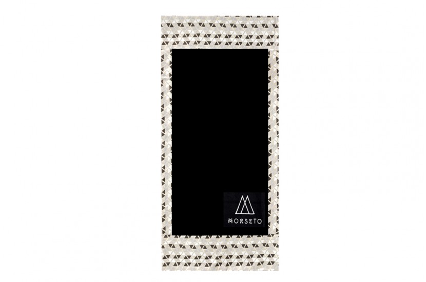 Πετσέτα Θαλάσσης MORSETO Luxury Black Triangle 145 x 80cm